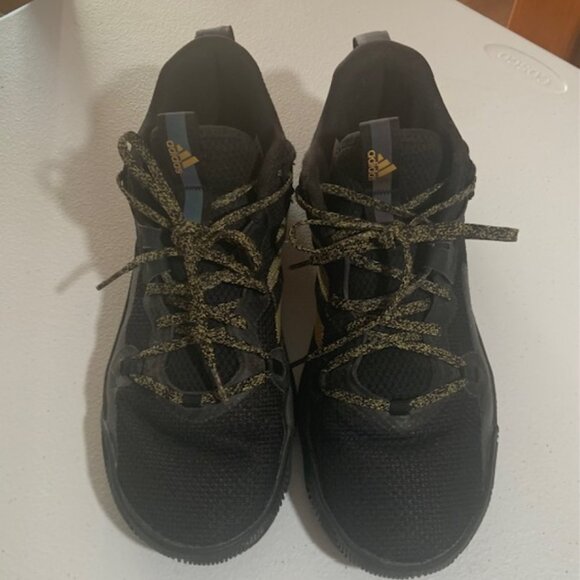 black and gold james harden shoes